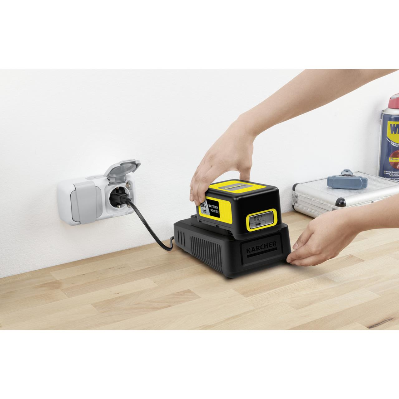 Starter Kit Battery Power 36 V / 2,5 Ah Akku / 36 V Schnell-Ladegerät