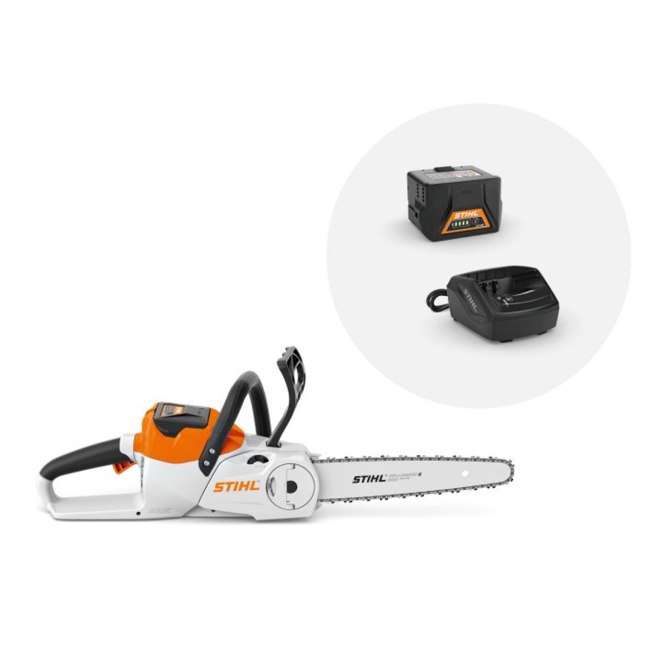 33387_Stihl_12540115880 Akku-Kettensäge MSA 120 C-B (12") - Set inkl. Akku AK 20 und Ladegerät AL 101